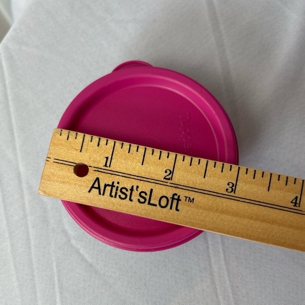 Tupperware Pink Stackable Food Storage Containers - Picture 4 of 5